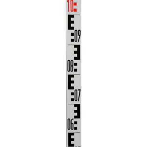 Telescopic leveling rod