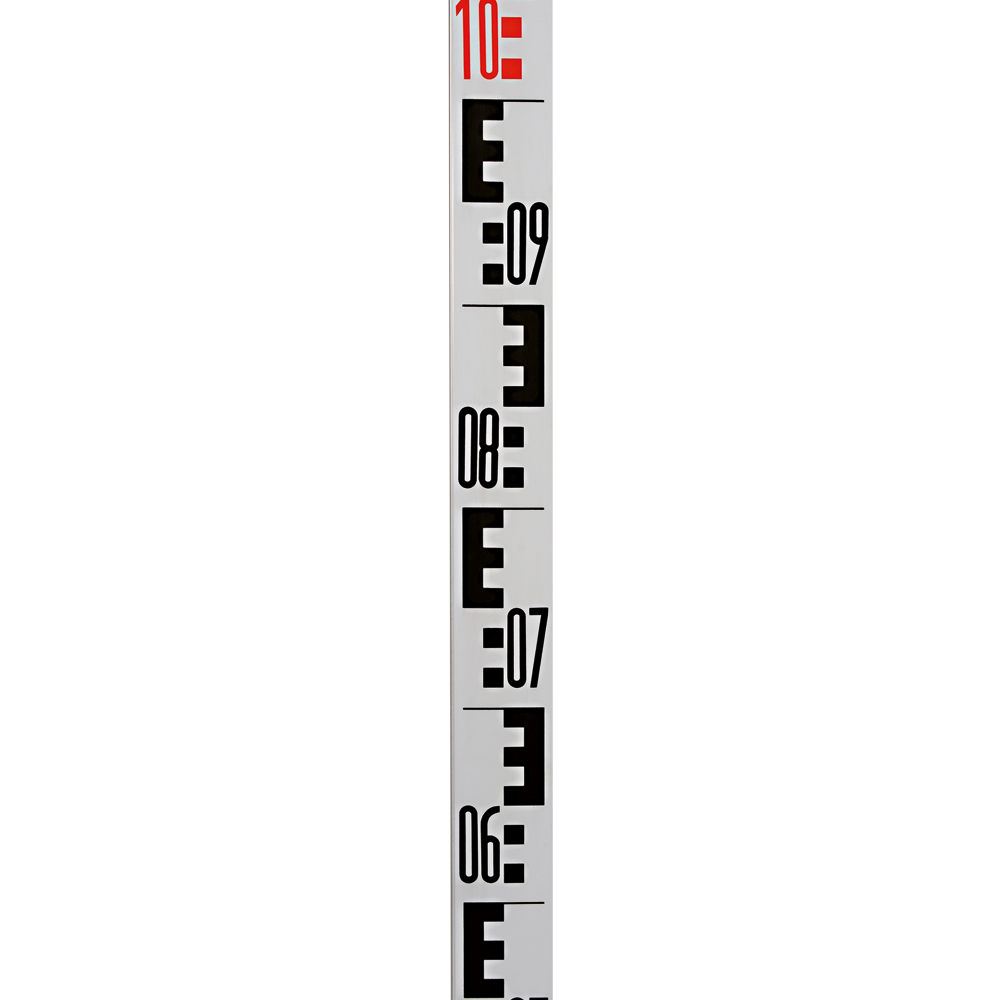 Telescopic leveling rod